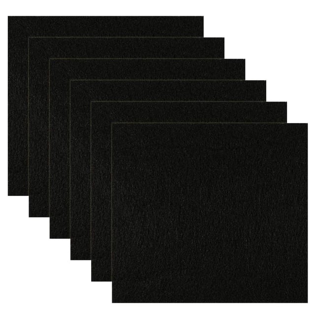 CFS Activated Carbon Cat Litter Box Filters – 6 Pack – Cut to Fit – 6.5" x 6"