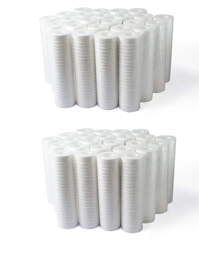 CFS Grooved Sediment Filters – 50 Pack – 5 Micron – 10" x 2.5" – Fits AP110, WHCF-GD05