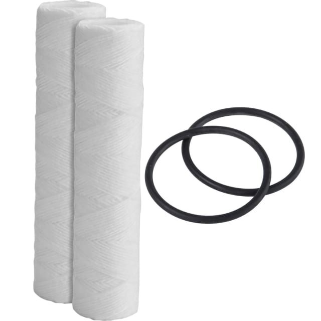 Filters4you String Wound Sediment Filters – 10" x 2.5" – Fits GE FXWSC, GXWH04F, GXWH20S