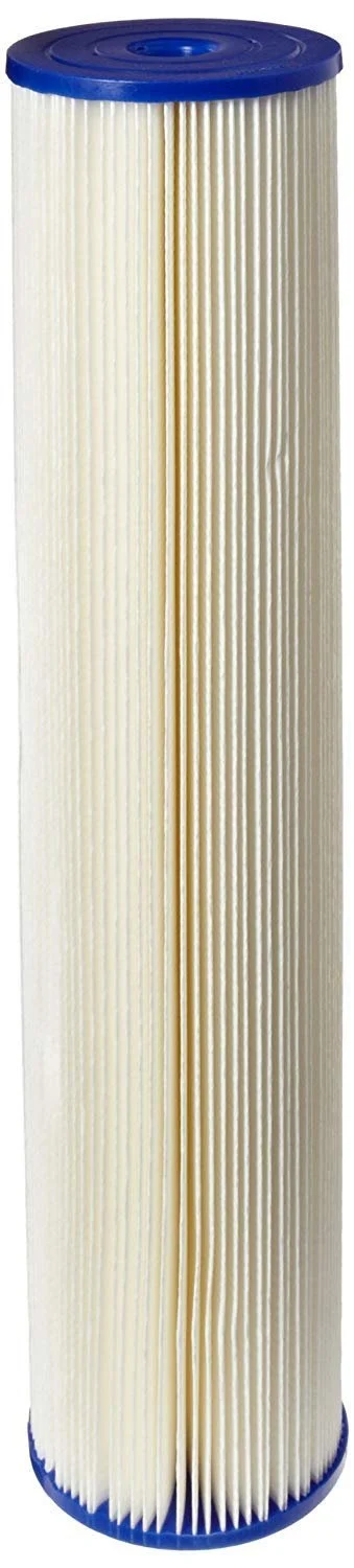 Pleated cellulose polyester filter cartridge, 20 x 4.5 inches, compatible with ECP50-20BB