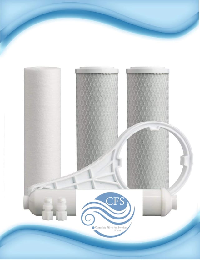 Carbon block bi-annual filter kit, compatible with 560067