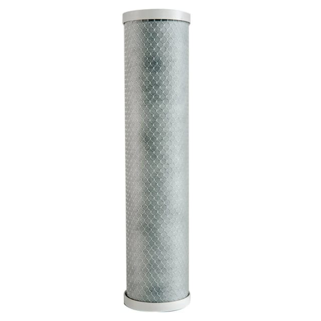 Block activated carbon whole house water filter, 20 inches, compatible with C-20BB models