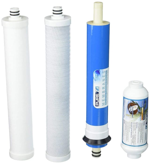 AC-30 Reverse Osmosis System Compatible Replacement Cartridge & Membrane 4 Set