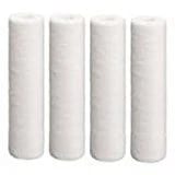 4-pack deluxe sediment water filter cartridges, 5 micron, 9-7/8 x 2-3/4 inches, compatible with Hydro Cure 10-inch models