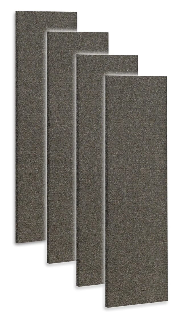 Activated carbon pre-filter sheet, 4.8 x 15.75 inches, black, compatible with FLT4825 HEPA and AC4800 series air filters