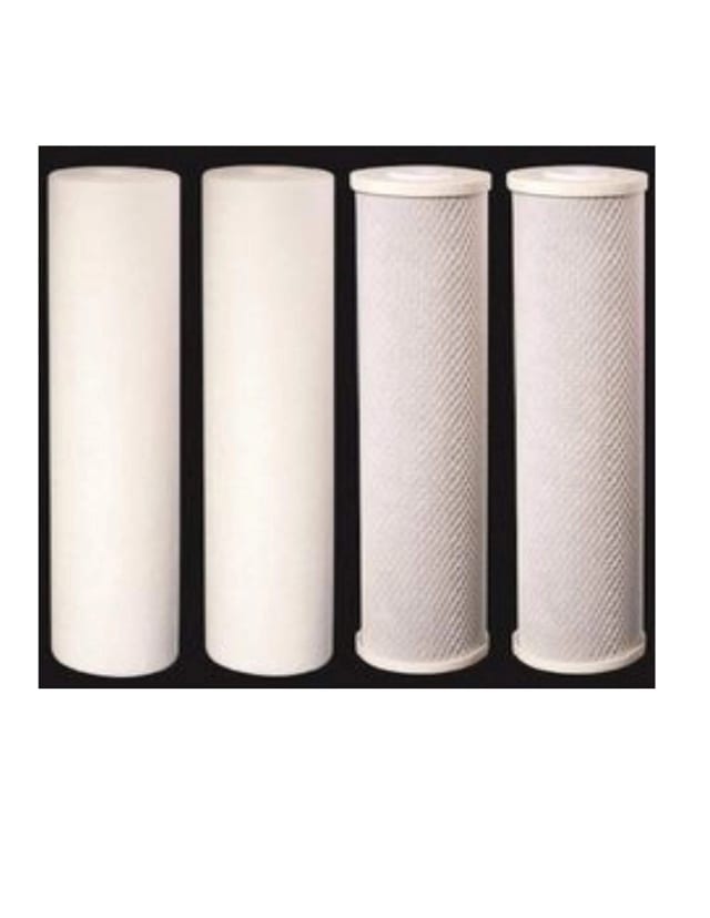 4-pack RO pre-filter cartridges, compatible with ROR2000 systems