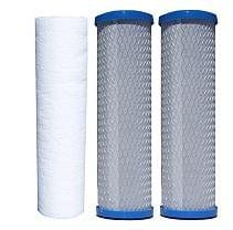3-piece replacement filter set (1 sediment, 2 carbon), compatible with ROES-50/75 and related RO system models