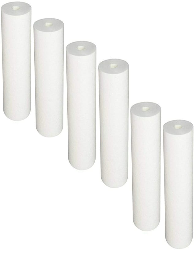 CFS Sediment Water Filters – 6 Pack – 20" x 4.5" – Fits DGD-2501-20