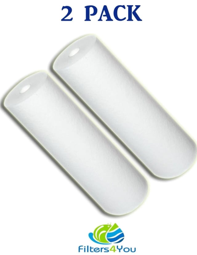 2-pack spun polypropylene water filters, 20 x 4.5 inches, compatible with Pentek DGD-2501-20