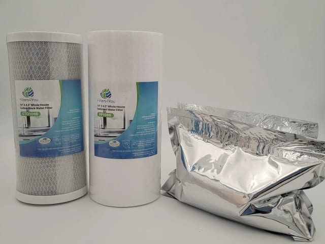 Filters4you 4-Pack RO/DI Filter Set – Sediment, Carbon Block & Mix-Bed DI – Fits FS-BF-CB-REF