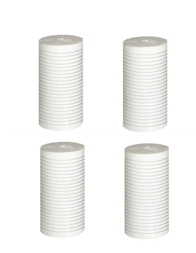 4-pack grooved sediment water filters, 5 micron, compatible with WHKF-GD25BB and WHKF-DWHBB models