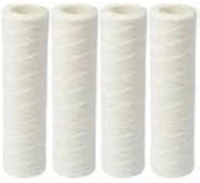 CFS String Wound Sediment Filter Cartridges – 4 Pack – 5 Micron – 9.75" x 2.5"