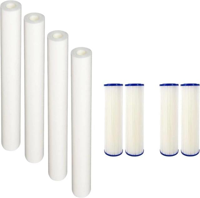 Whole house replacement water filter cartridge, 20 inches, compatible with EQ-304-20 and EQ-PFC.35 models