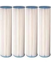 4-pack pleated sediment water filter cartridges, 20 x 4.5 inches, compatible with SPC-45-2030 models