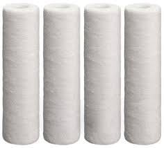 4-pack sediment water filter cartridges, 5 micron, whole house, compatible with Ametek 155014-52 models