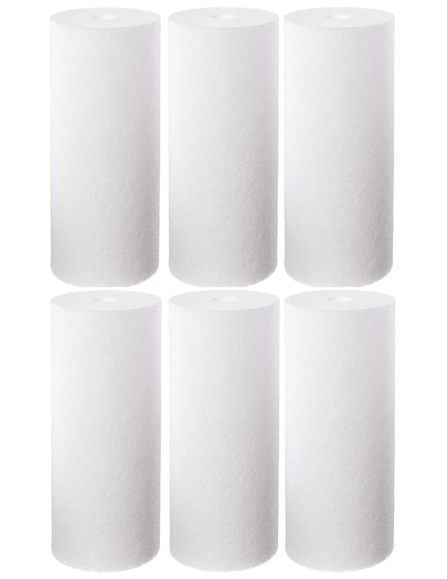 CFS Sediment Water Filters – 6 Pack – 20 Micron – 10" x 4.5" – Fits SDC-45-1020, WFHD13001B