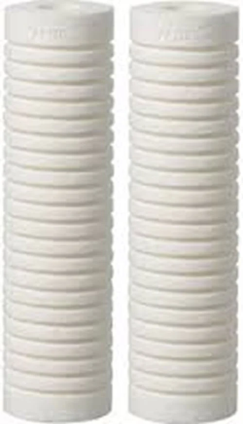 2-pack whole house sediment water filters, 5 micron, 10 x 2.5 inches, compatible with American Plumber models