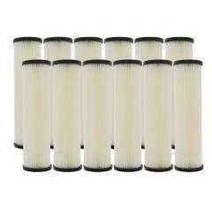 12-pack whole house standard water filter cartridges, compatible with S1A models
