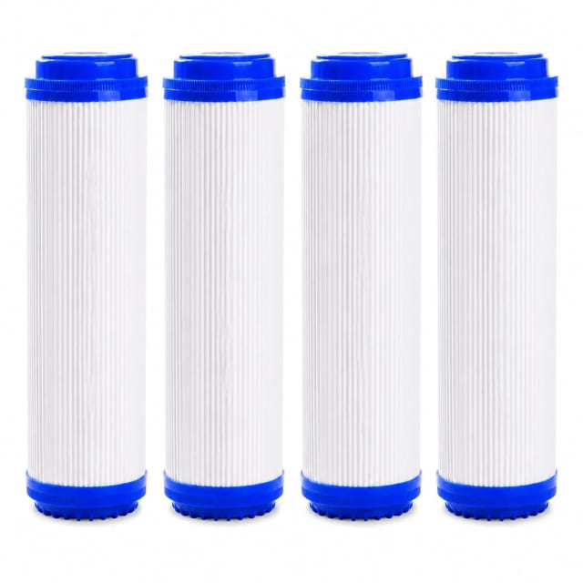 CFS GAC Water Filter – 4 Pack – 10" x 2.5" – Fits U25, GAC1, GAC1-SS
