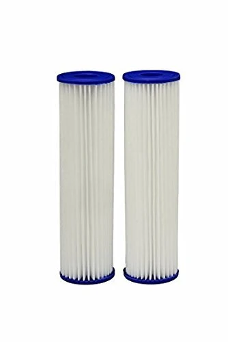 2-pack cleanable sediment filters, 10 x 2 inches, compatible with Ideal H2O 728810 and Stealth-RO100/200 systems
