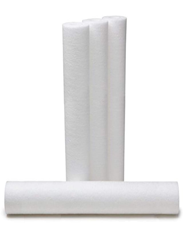 4-pack two-stage carbon block replacement filter cartridges, white, compatible with 560088 models