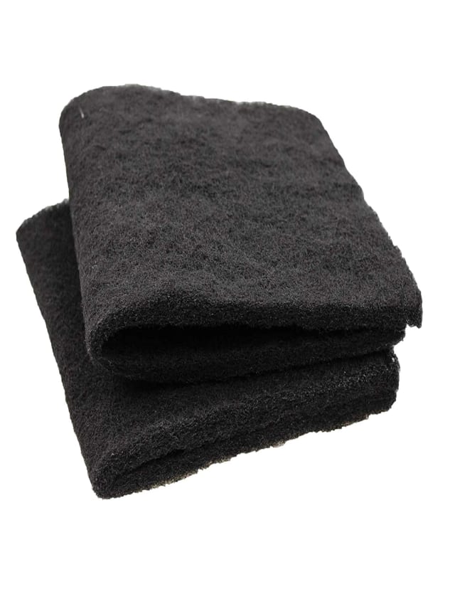 CFS Activated Carbon Filter Media Pad – 2 Pack – 18" x 10" – for Aquariums & Ponds