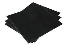 3-pack cut-to-fit activated carbon pre-filter pads, 15 x 11.8 inches, compatible with AP-1012GH models, black