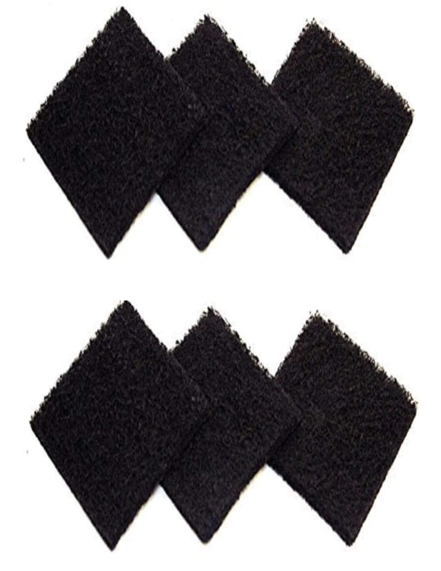 CFS Compost Bin Activated Carbon Filters – 6 Pack – 3" x 3"