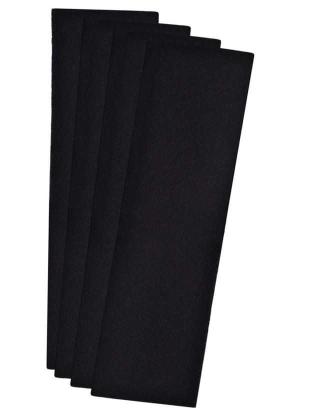 4-pack charcoal pre-filter sheets, black, compatible with IC-6022, AC4300, AC4900, AC4825, and AC4850 air purifier models