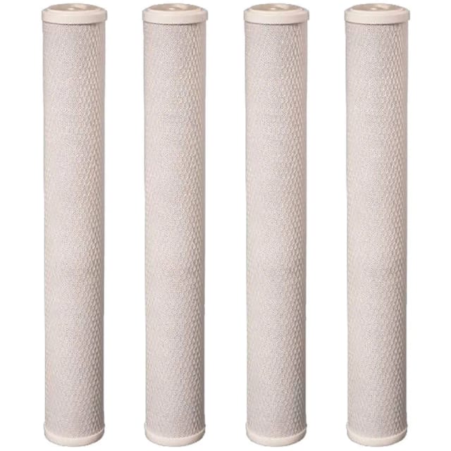 CFS Carbon Block Filter – 4 Pack – 5 Micron – 2.5" x 20" – Fits Supera RIF-10
