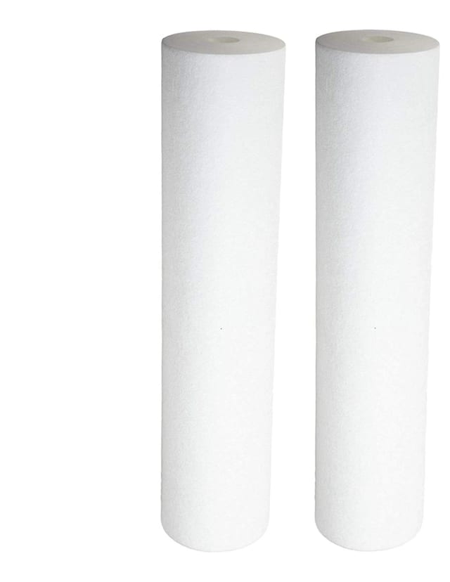 2-pack dual gradient density sediment filter cartridges, 25/1 micron, 20 x 4.5 inches, compatible with HMF2SDGB1 and HMF2SDGC models