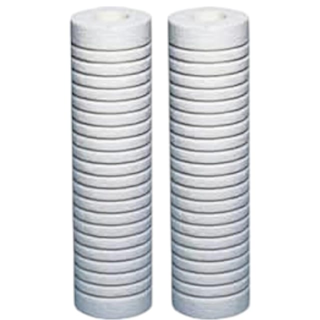 Grooved whole-house replacement water filter cartridge, 5 micron, compatible with AP110-NP models