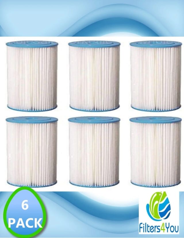 6-pack whole-house sediment water filters, 5 micron, compatible with Hydronix SPC-45-1005 and Pentek ECP5-BB