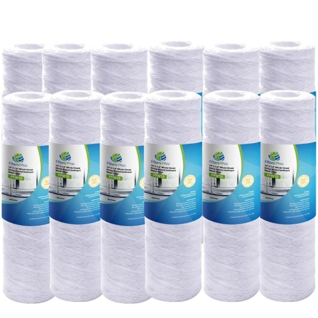 CFS String Wound Sediment Filter – 12 Pack – 5 Micron – Fits RS5-SS