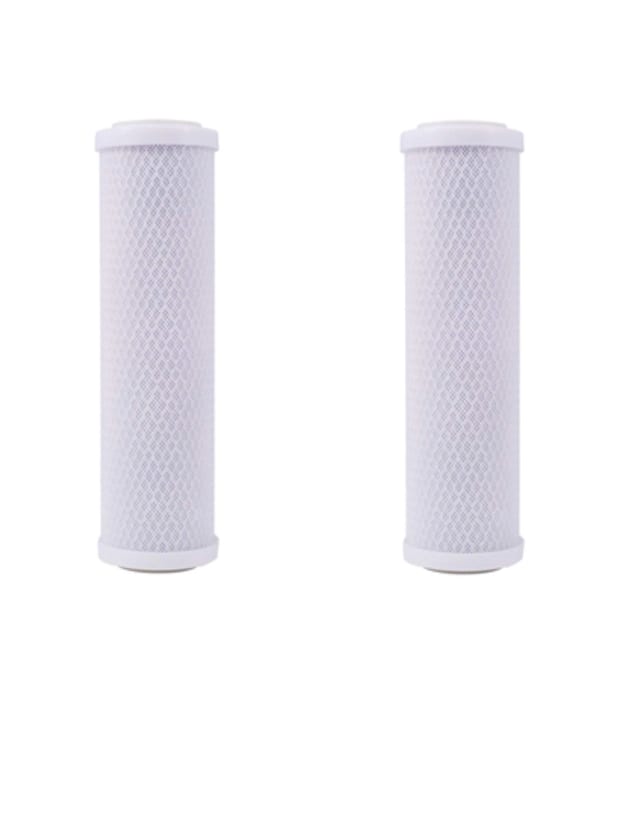 CFS – 4 Pack Carbon Block Water Filter Cartridges Compatible with 655130-43 DFX-CB-10 10 Models – Remove Bad Taste & Odor – Whole House Replacement Water Filter Cartridge, 10 micron -White