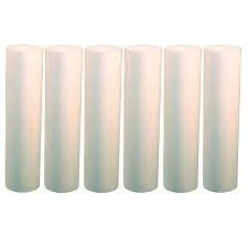 CFS 6-Pack Polypropylene Sediment Filter – 5 Micron – 10" x 2.5" – Fits GE GXWH04F, GXWH20F, GXWH20S, GXRM10
