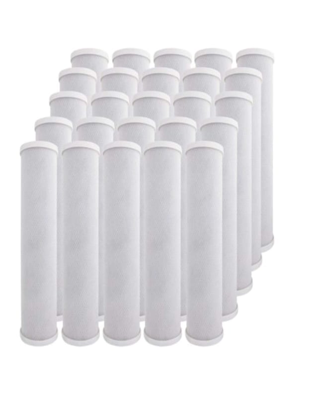 CFS Carbon Block Water Filters – 25 Pack – 5 Micron – 2-7/8" x 9-3/4"