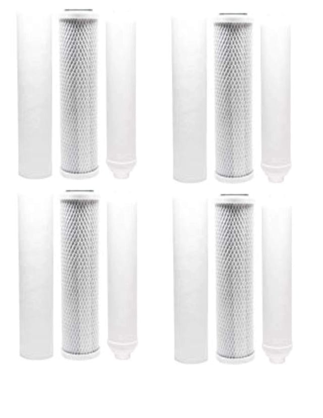 CFS RO Replacement Filter Kit – 12 Pack – Fits PC4 RO Systems