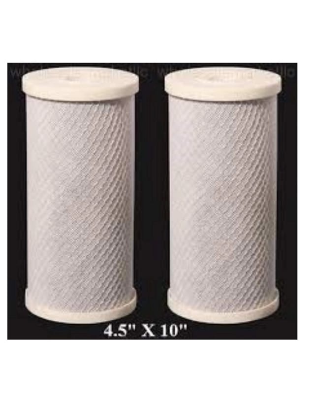 2-pack heavy-duty carbon/sediment water filter cartridges, 5 micron, compatible with FXHTC and RFC-BBSA models