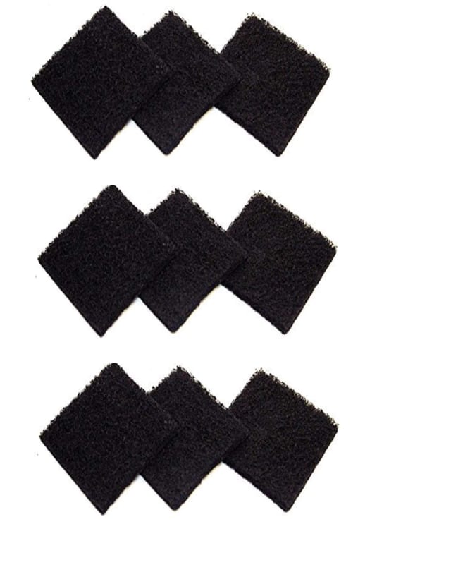 CFS Carbon Pre-Filter Pads – 9 Pack – 3" x 3" – Fits Exaco ECO 2500