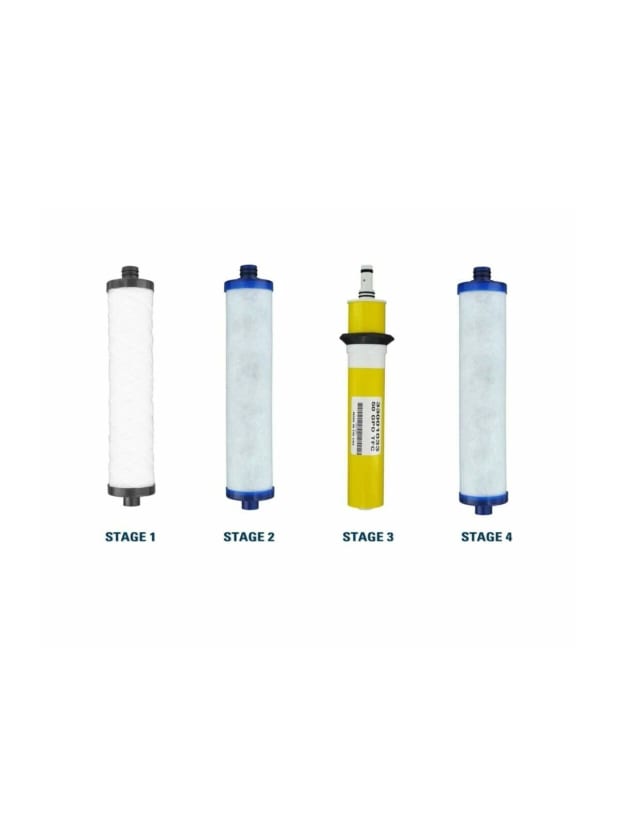 RO filter replacement kit compatible with Hydrotech 4VTFC50G and 4VTFC50G-PB models