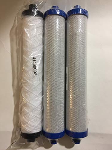 3-pack reverse osmosis replacement filter cartridge set, compatible with Hydrotech RO systems