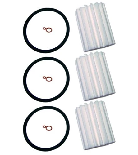 3-pack micron-rated oil fuel filters with gaskets, compatible with Westwood F80, F84 and Fulflo FB4, B4, AS4, OB4