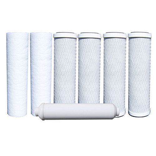 Watts Premier 500024 compatible annual reverse osmosis replacement filter kit, 7 pack