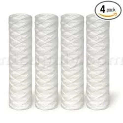 String-wound sediment water filter, 5 micron, compatible with Whirlpool WHKF-WHSW