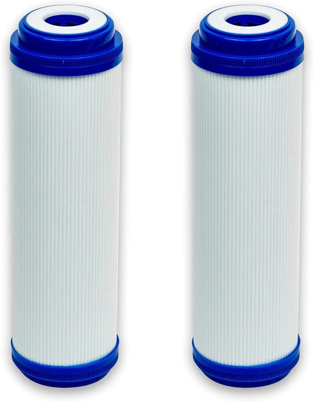 2-pack granular activated carbon water filter cartridges, 10 inches, compatible with C-10, WFPFC9001, AP117, and GAC-10 models