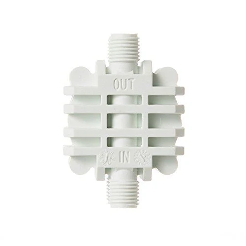 Auto shut-off valve for reverse osmosis water systems, 1/4-inch tube compression type