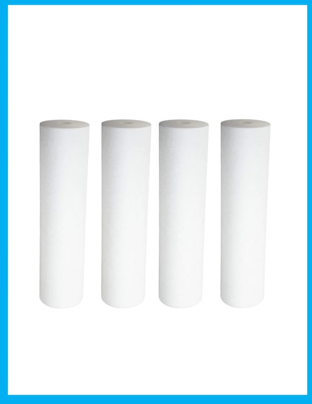 4-pack sediment replacement filters, 5 micron, compatible with Watts Premier 560088