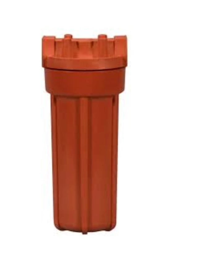 10-inch high-temperature hot water filter housing, 3/4 inch NPT, 7 GPM flow rate, model PWFHHW2510