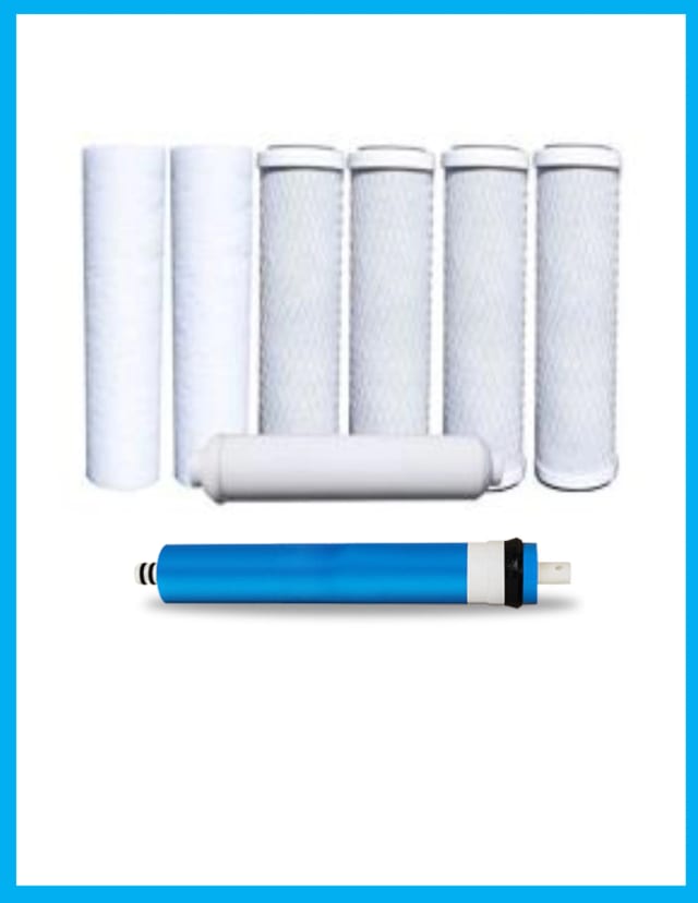 5-stage annual replacement filter pack, compatible with Watts GTS550S series systems